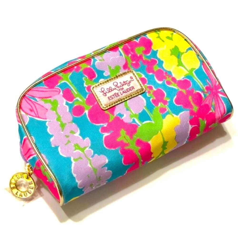 🆕CUTE! BRAND NEW LILLY PULITZER FLORAL COSMETIC CASE!😍